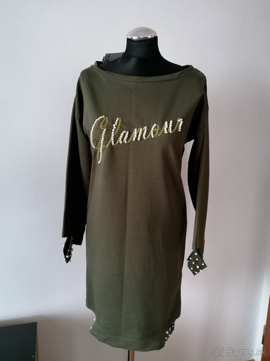 Tričko s perličkami M