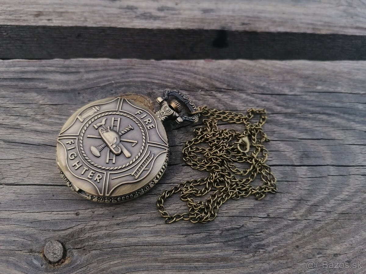 Hasiči vreckové hodiny