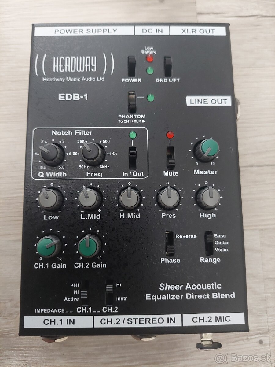 Headway EDB-1 acoustic preamp