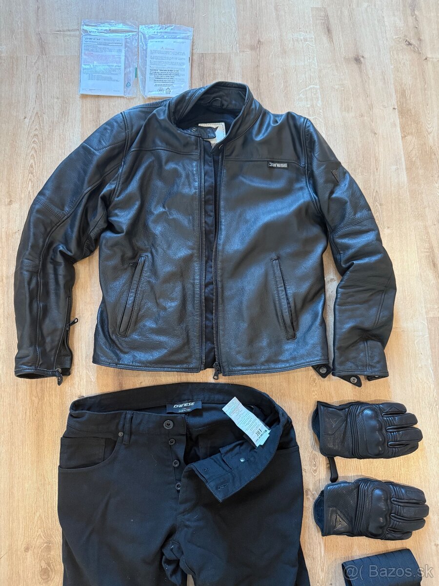 Dainese komplet - kožák, nohavice, rukavice