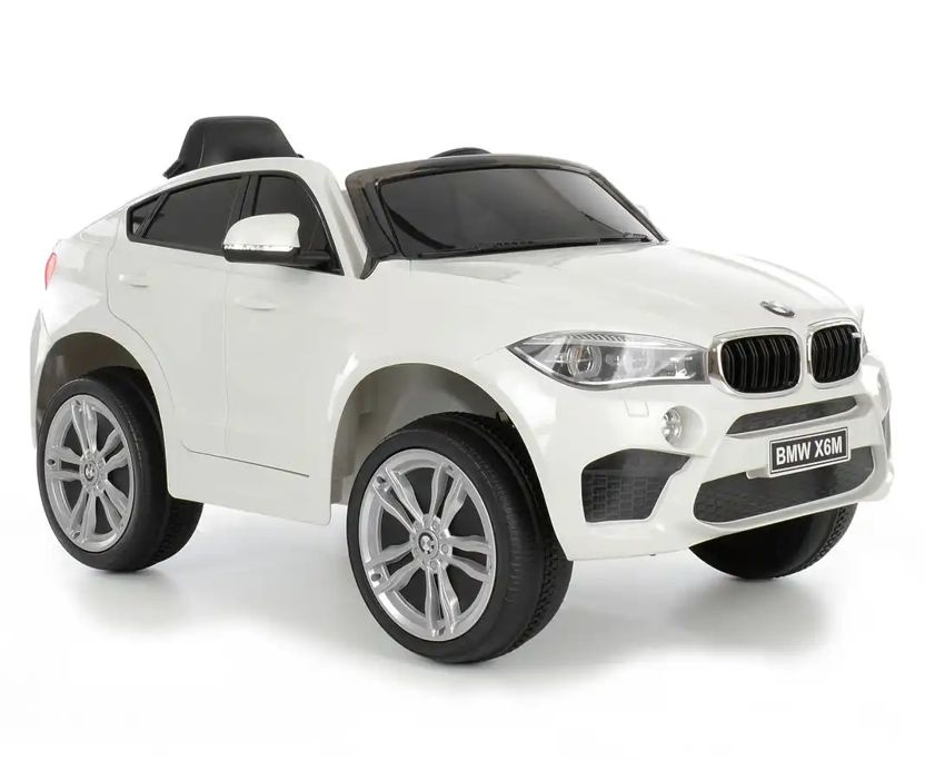 Detské autíčko BMW X6 biele