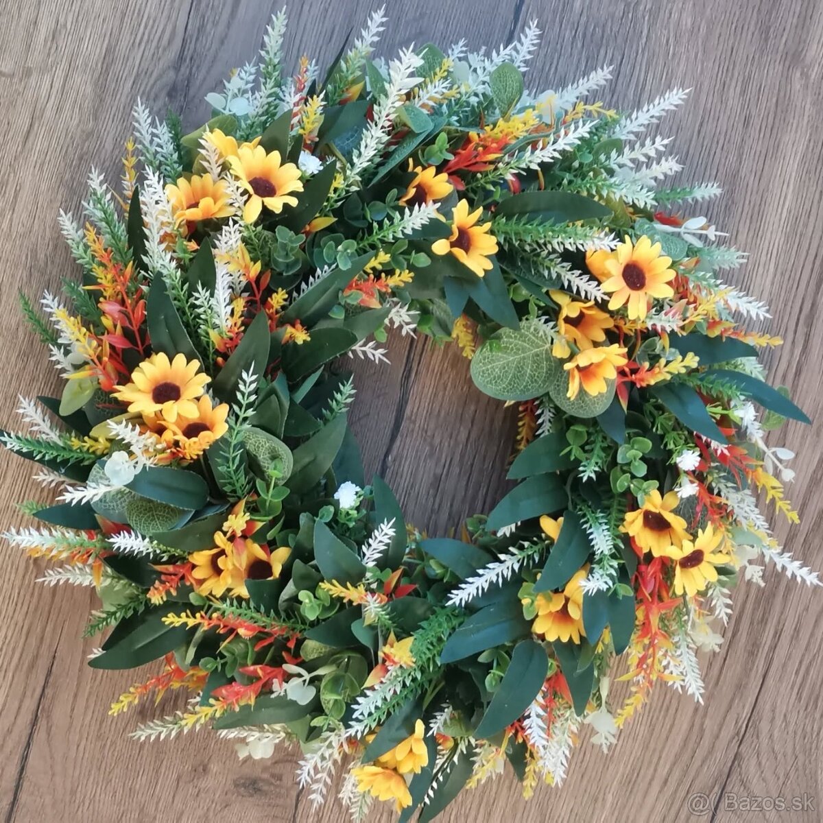 Jesenný veniec na dvere