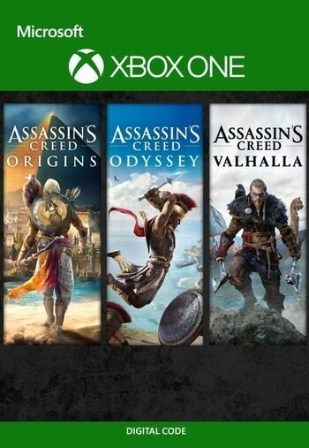 Assassin's Creed Bundle: Valhalla, Odyssey, Origins xbox one