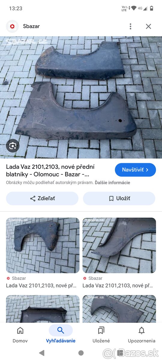 Zháňam predné blatníky Lada 2106