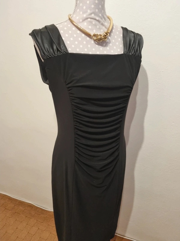 čierne elastické šaty Joseph Ribkoff veľ. 38/40