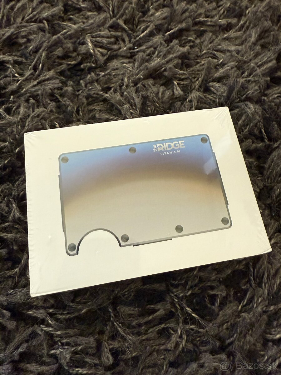Peňaženka Ridge Wallet - Burnt Titanium