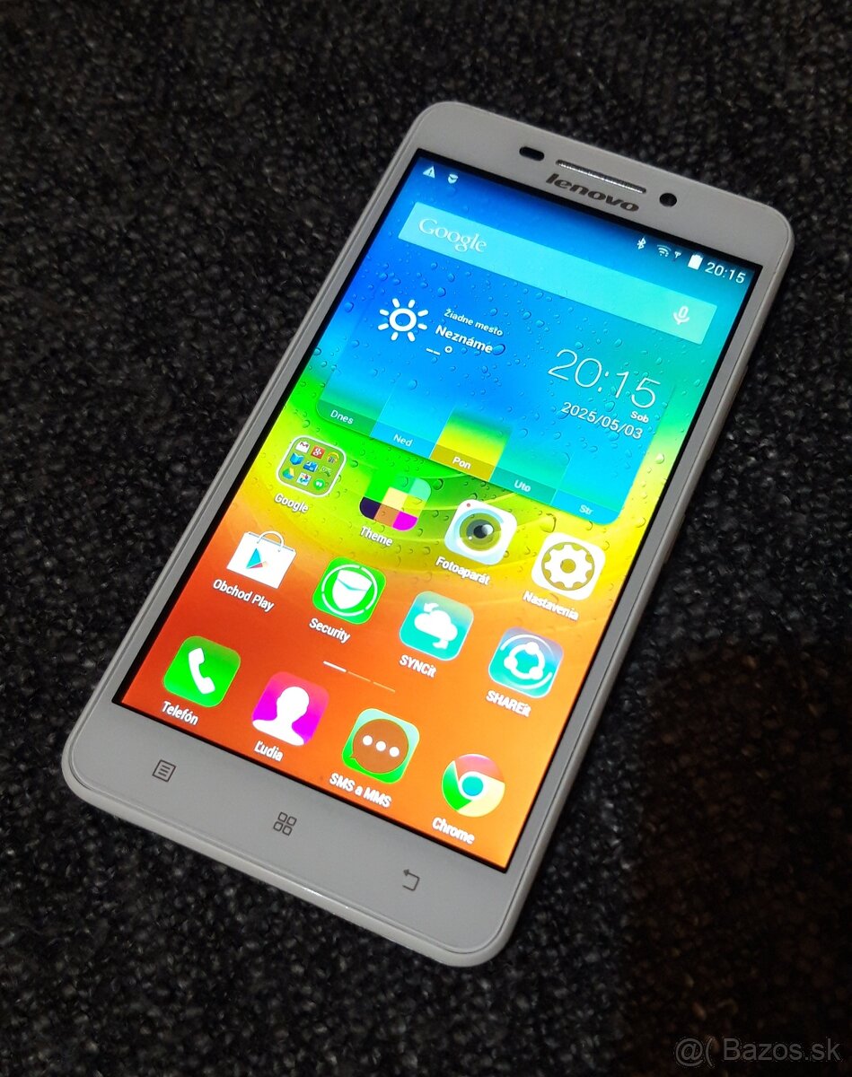 2 ks mobil Lenovo biely a cierny