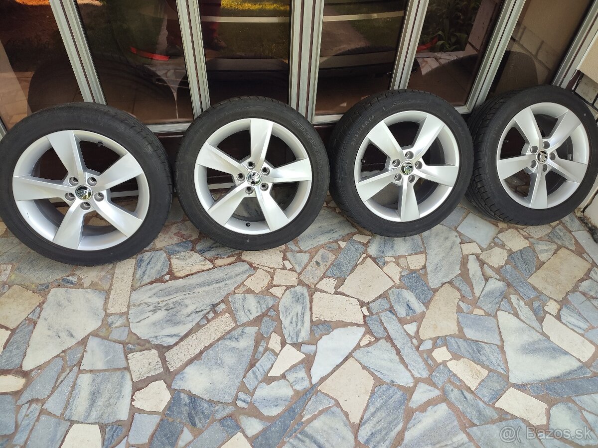 ALU Disky 5x100 R16 ŠKODA RAPID, SCALA, KAMIQ, FAFBIA