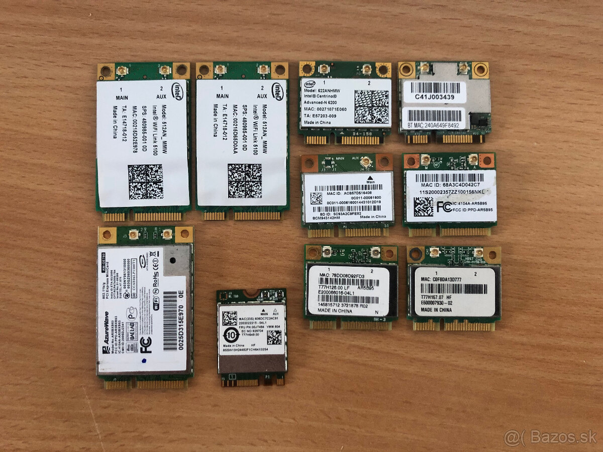 Wifi moduly pre PC a notebooky