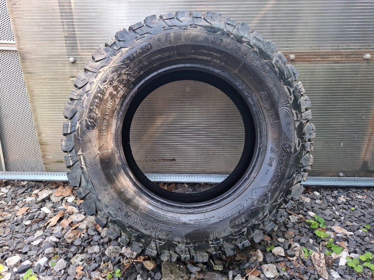 Gepard 265/65 r17 Vzor 6mm Rok 08/22