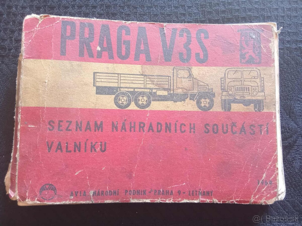 PRAGA V3S - katalog nahradnych dielov