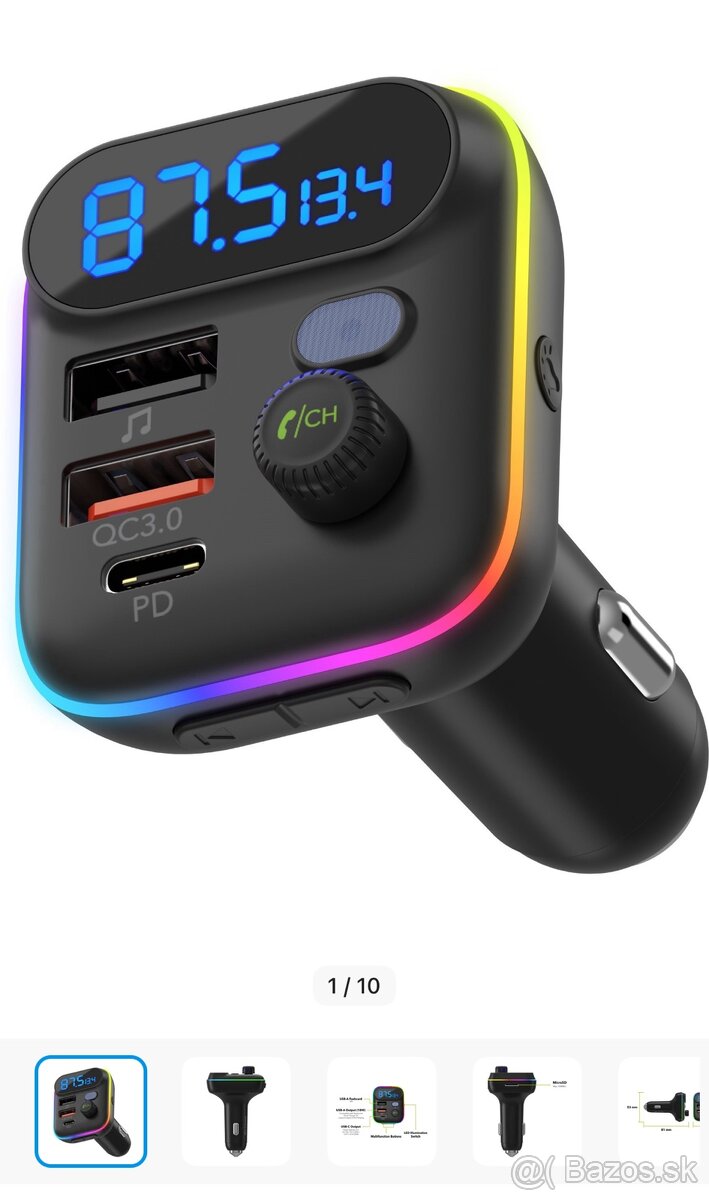 AlzaPower FM Transmitter F120 (nerozbalený)