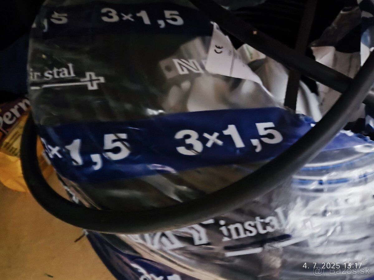 Predám CYKY 3x2,5 2x1,5 chranicka, ističe