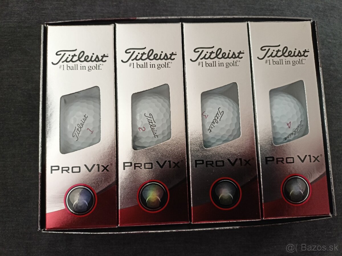 Predám sadu golfových guličiek Titleist