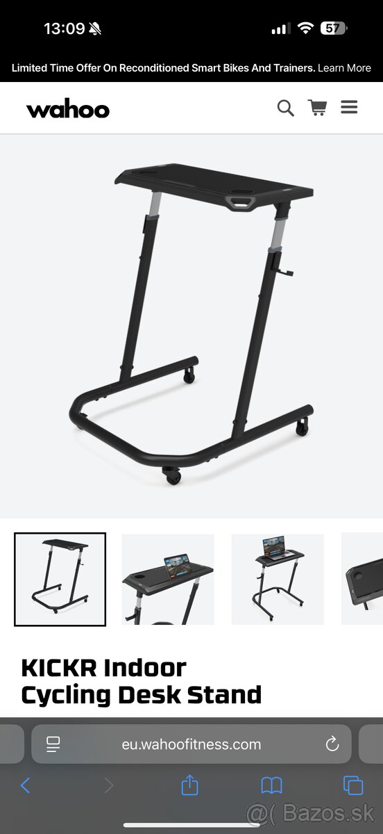 Predám trenažér Wahoo Kickr Smart trainer