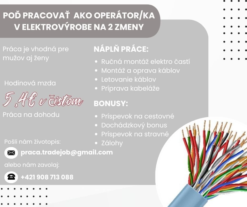 Operátor v elektrovýrobe