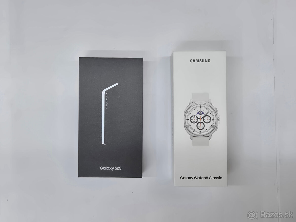 Balíček Galaxy S25 256GB + Watch8 Classic Wi-Fi/BT | NOVÉ