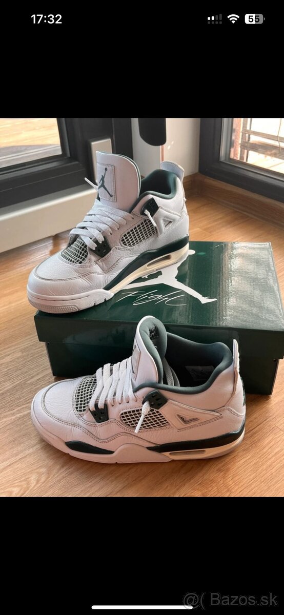 Nike Jordan 4 Oxidized green