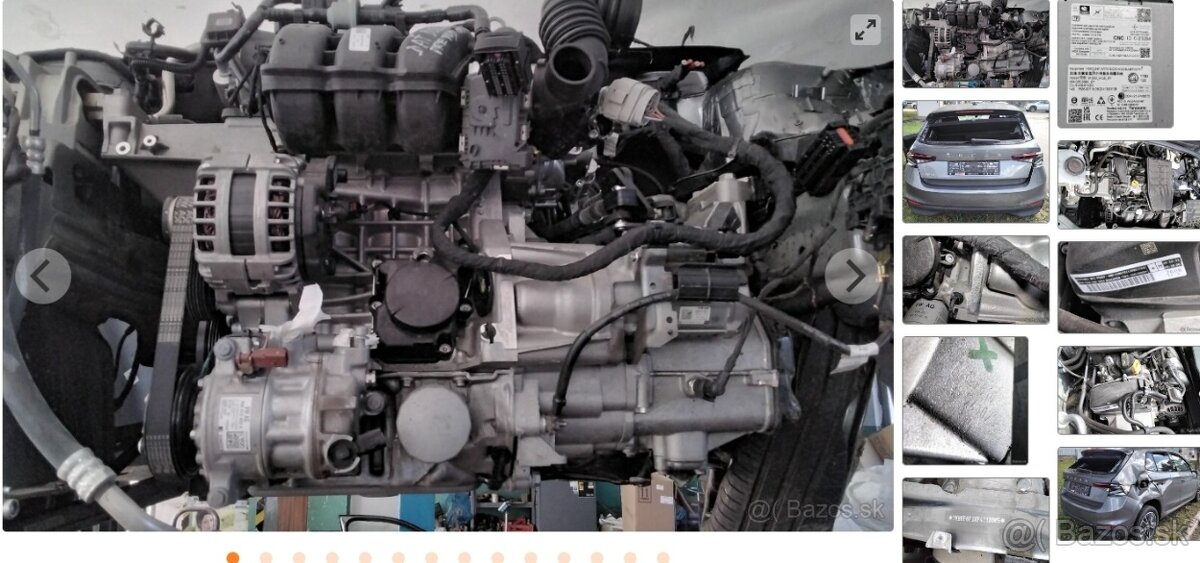 Predám MOTOR DSG ŠKODA FABIA IV 1.0 MPI 2024 SND PREVODOVKA,