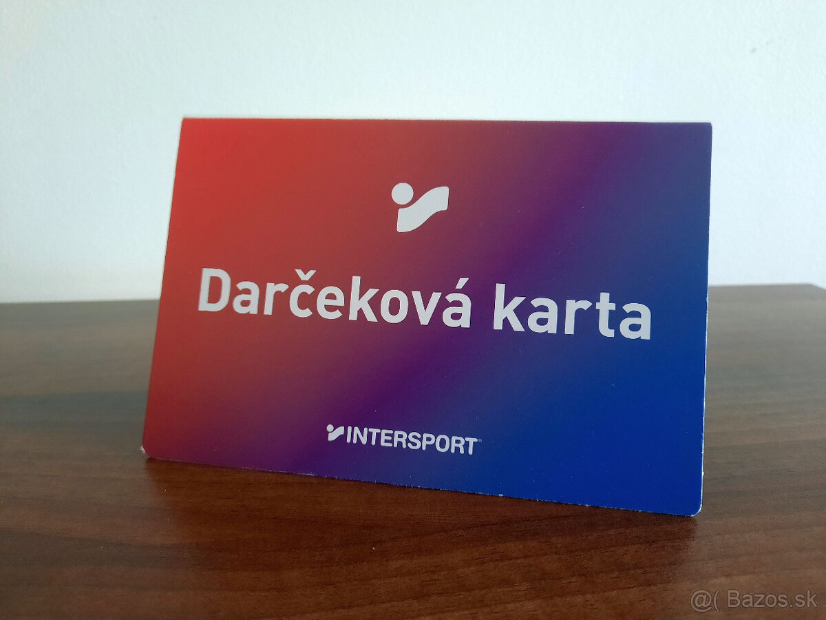 Darčeková karta Intersport