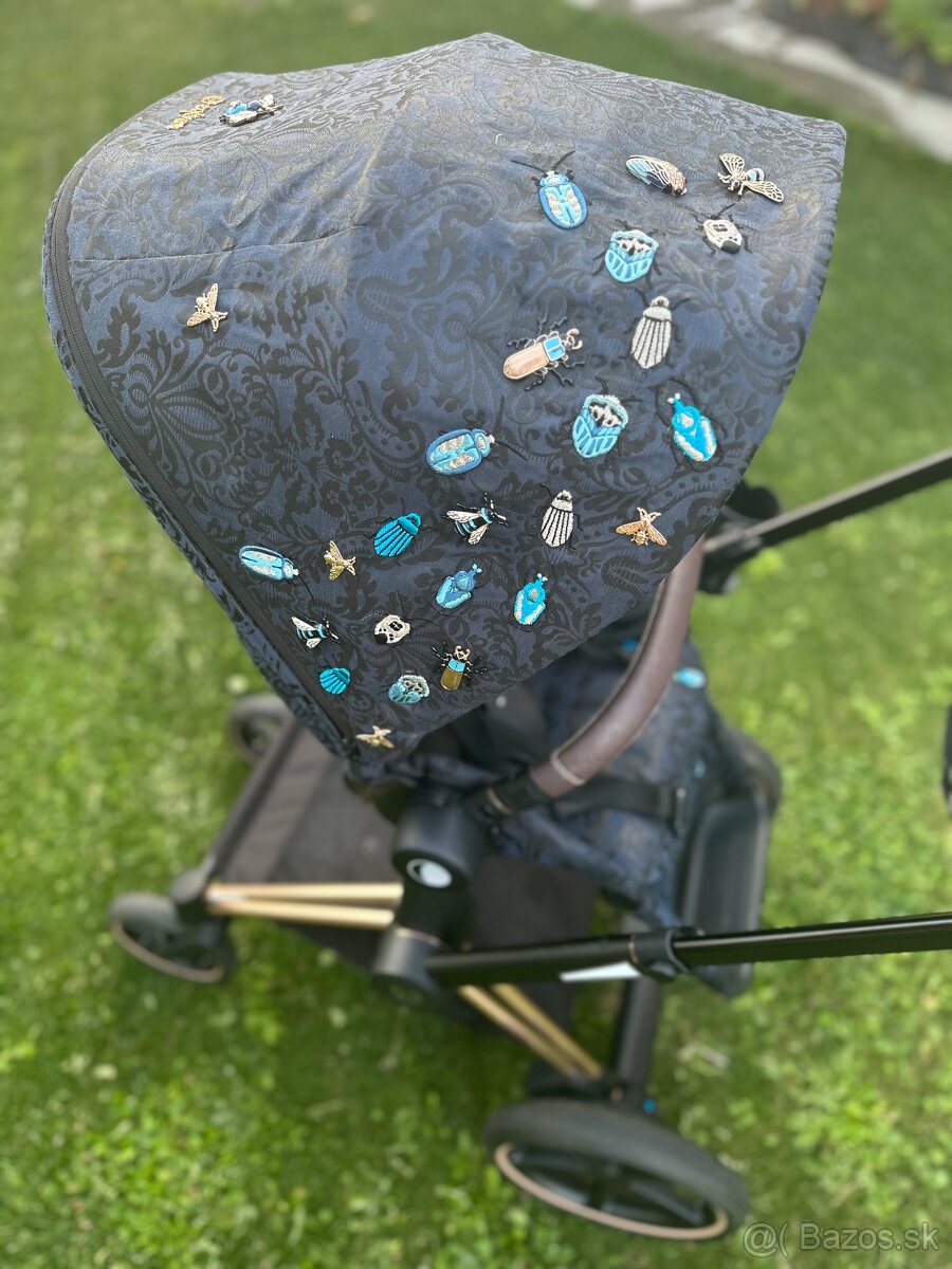 Cybex platinum e-priam rose gold