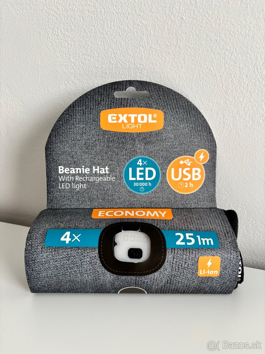 Zimná čiapka so svetlom