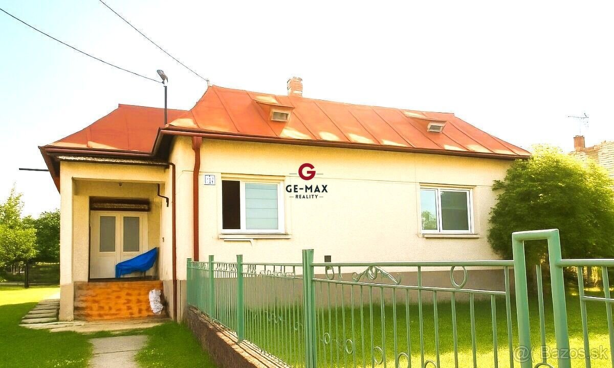 PRIESTRANNÝ RODINNÝ DOM S VEĽKÝM POZEMKOM – BEŽOVCE, OKRES S