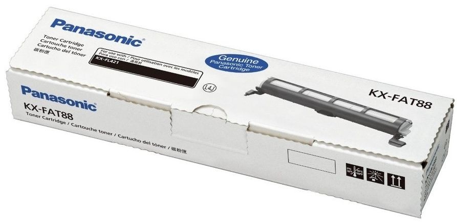 Toner Panasonic KX-FAT88, čierna (black), originál