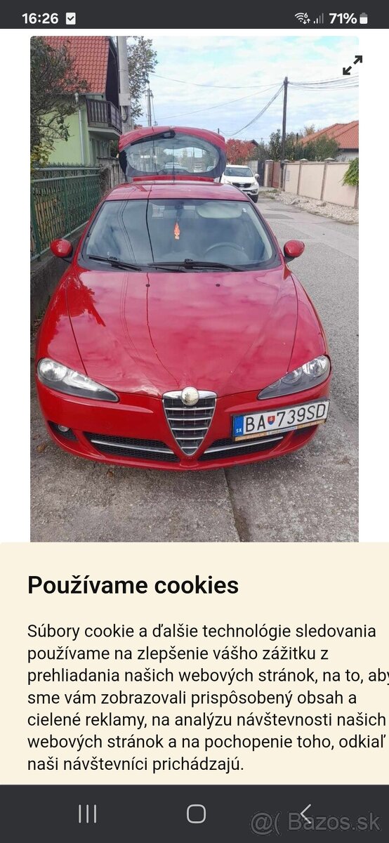 Predám Alfa Romeo