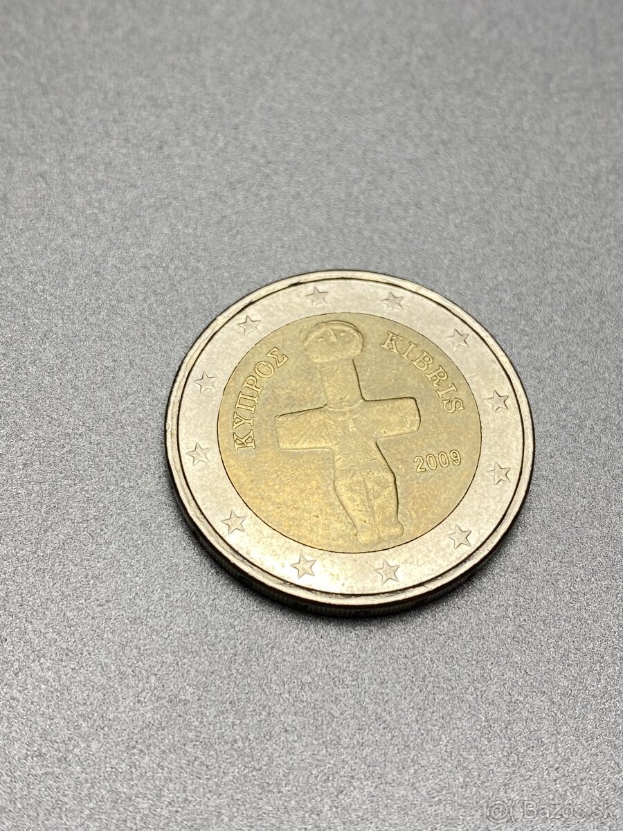 Zberateľská minca 2 EURO Cyprus 2009