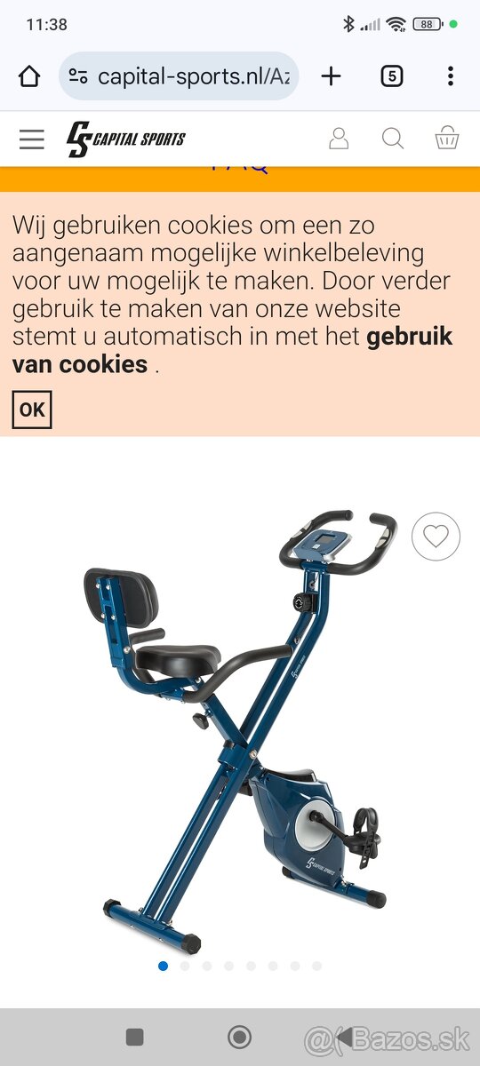Predám stacionárny bicykel