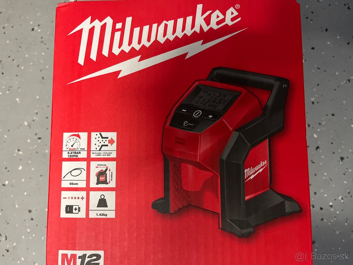 Milwaukee aku kompresor