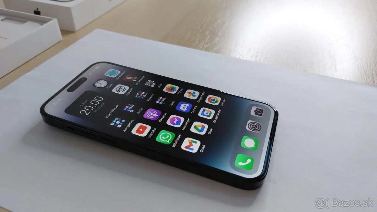 iPhone 15 Pro Max 256GB čierny (100% stav ako nový + záruka)