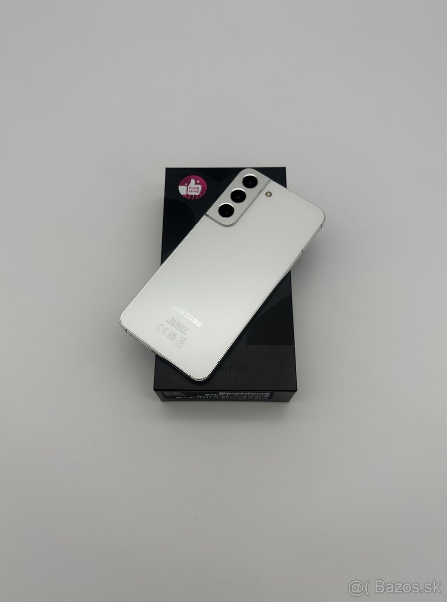Samsung Galaxy S22 5G 8/128GB White KOMPLET + DARČEK