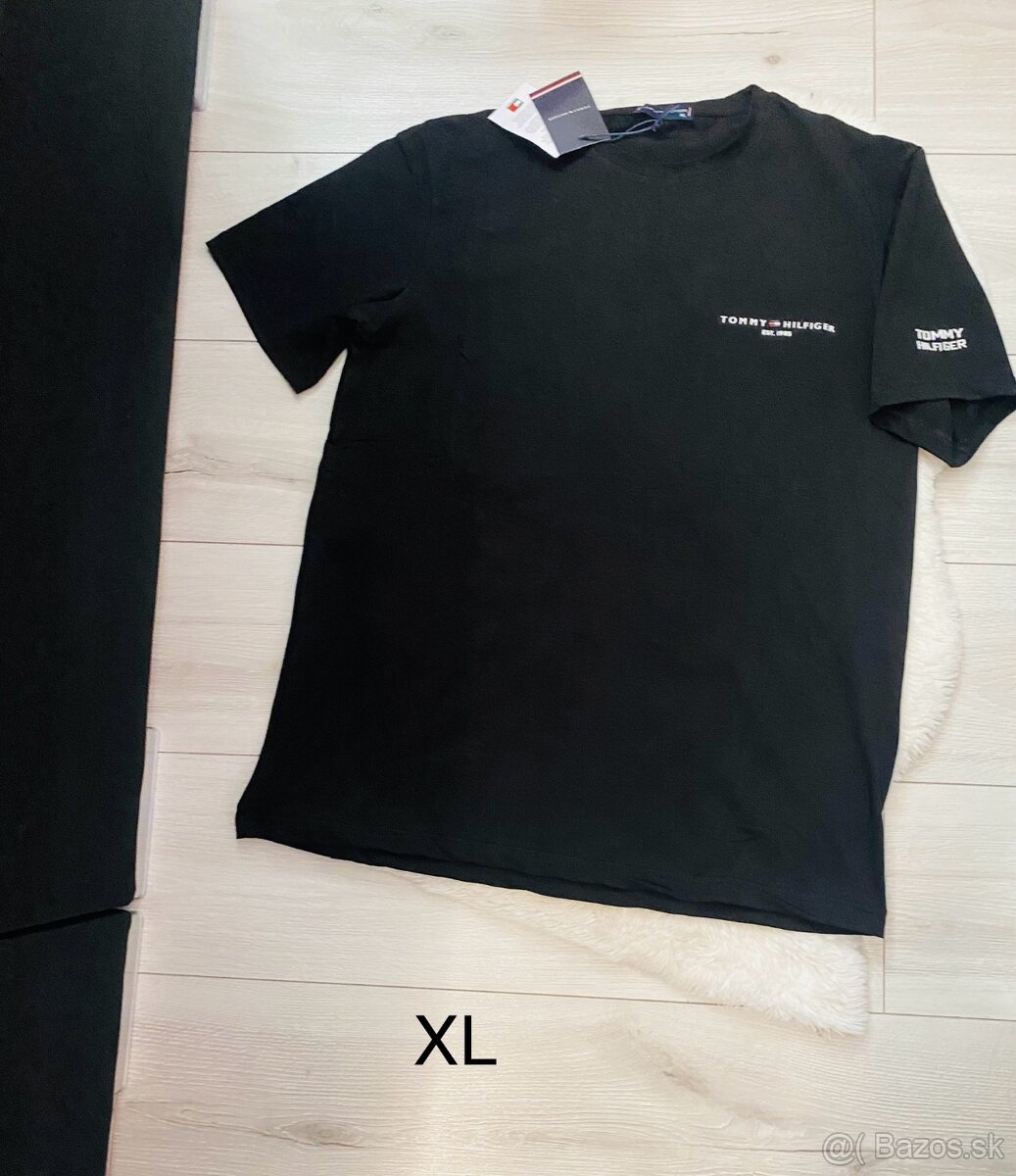 Čierne tricko Tommy hilfiger