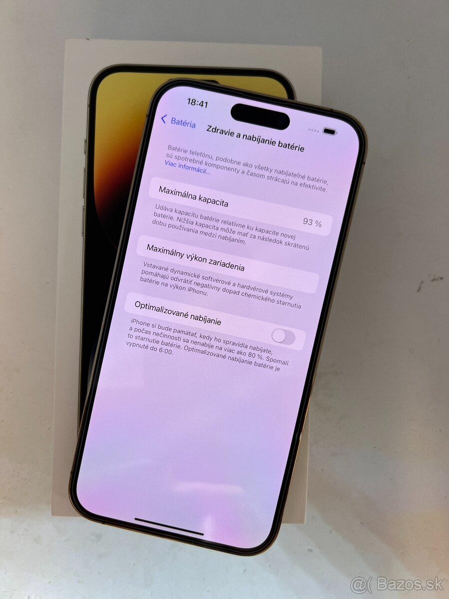 IPHONE 14 PRO MAX GOLD 256GB ZÁRUKA - VEĽMI PEKNÝ STAV