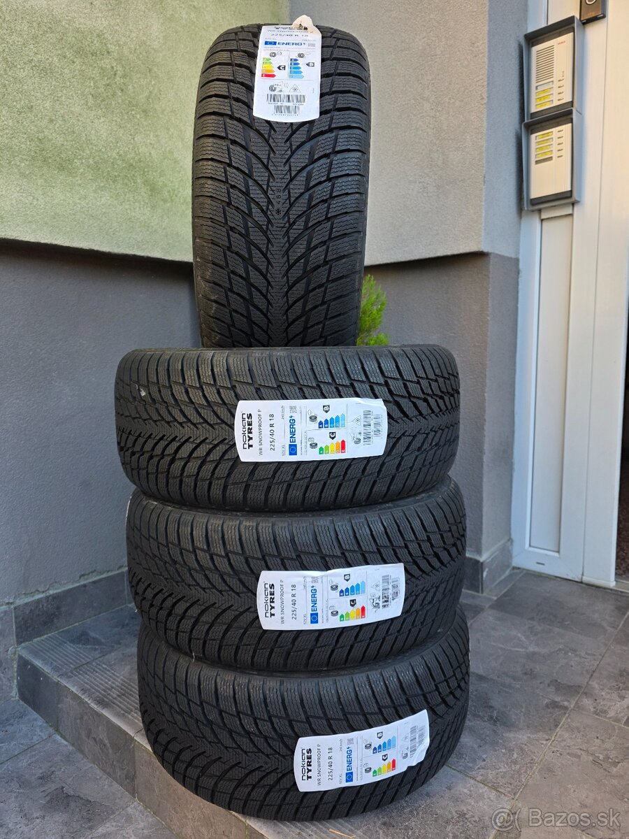 Nove zimne pneumatiky 225/40 r18 Nokian DOT2024