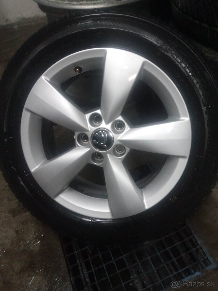 Predám sadu hliníkových kolies ŠKODA R15