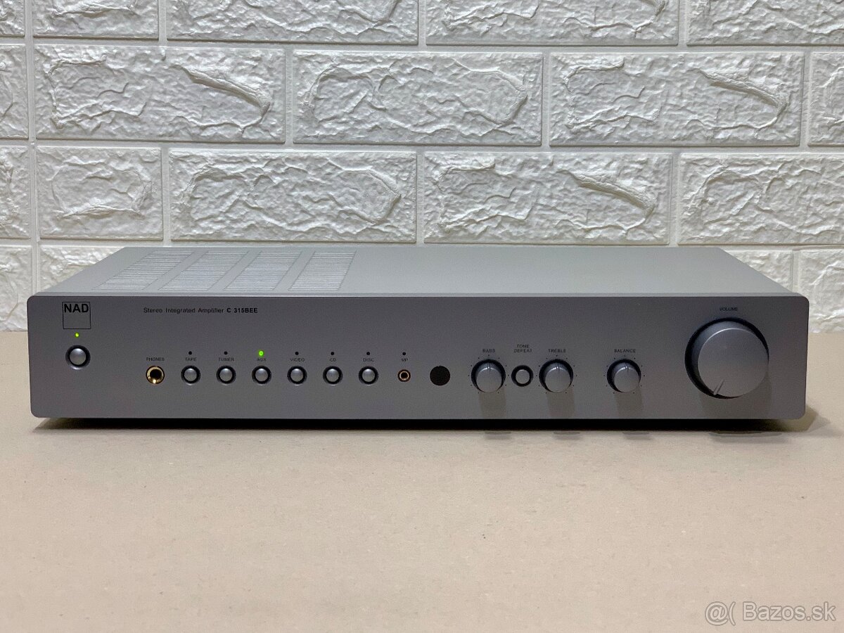NAD C 315BEE …. Integrovaný stereo zosilovač