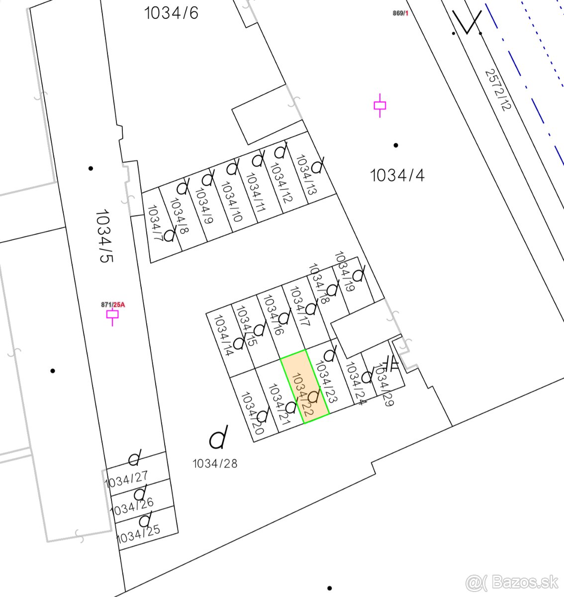 Parkovacie miesto na prenájom, Puškinova 1, Košice