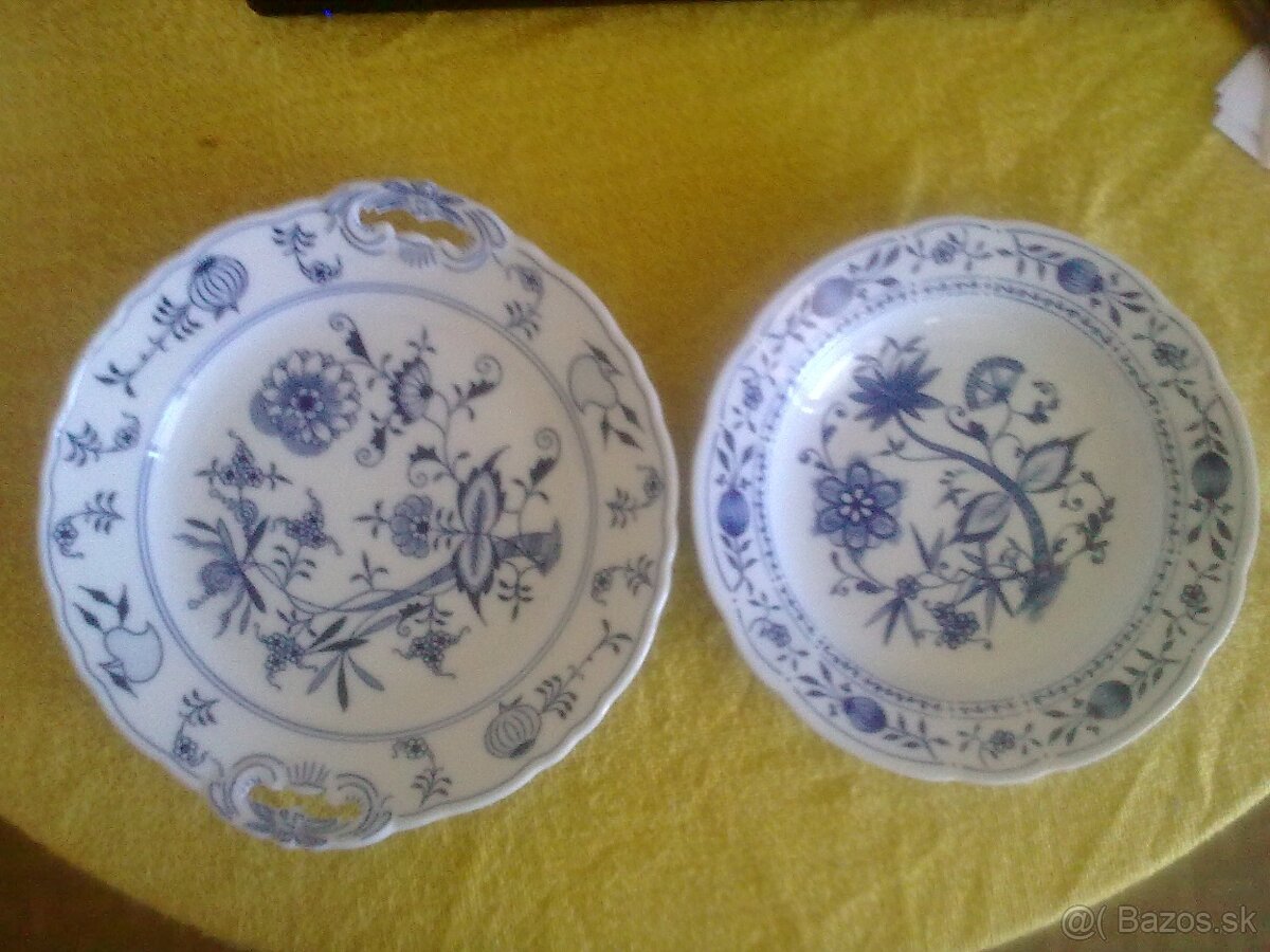 taniere porcelánové, miska a šálka