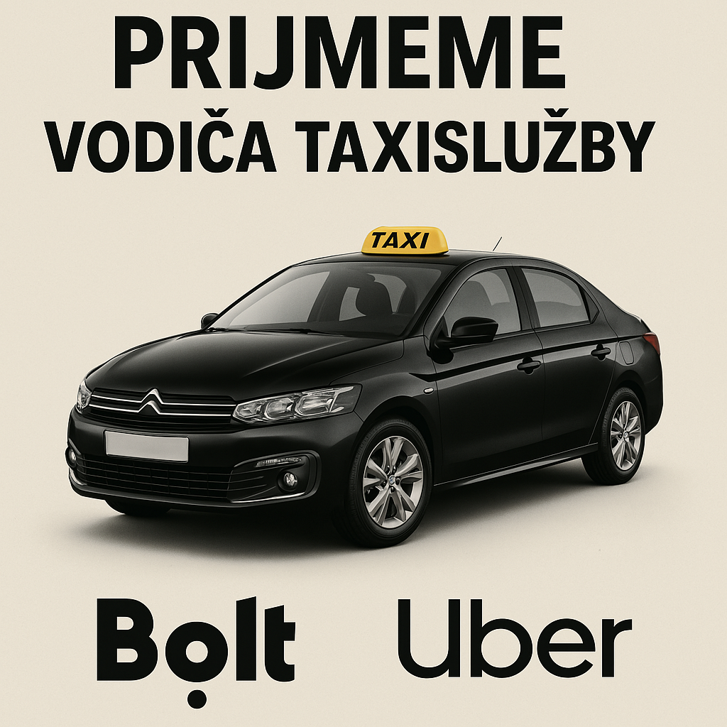 Vodič taxi - BOLT, UBER