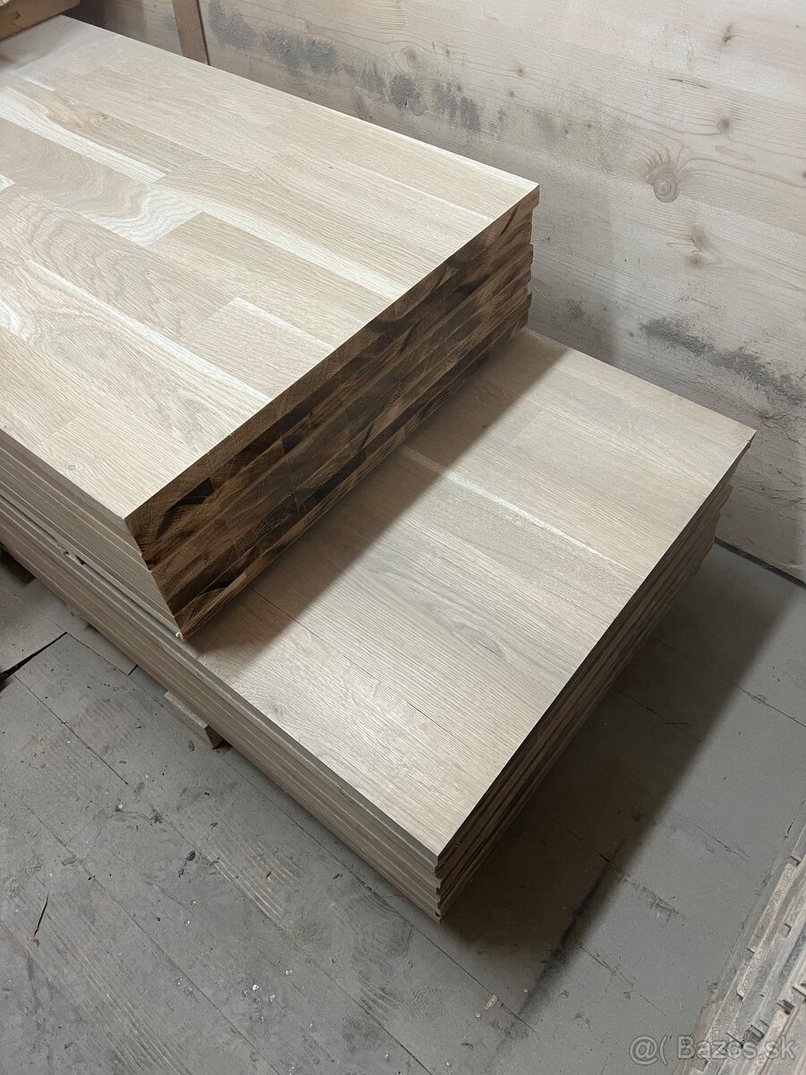 dubová škárovka hrúbka 25mm