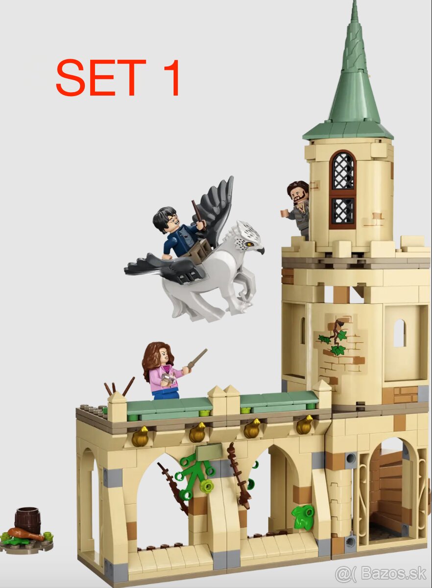 Harry Potter stavebnice 3 + figúrky - typ lego - nové
