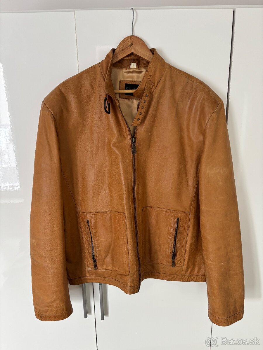 Kožená bunda pánska