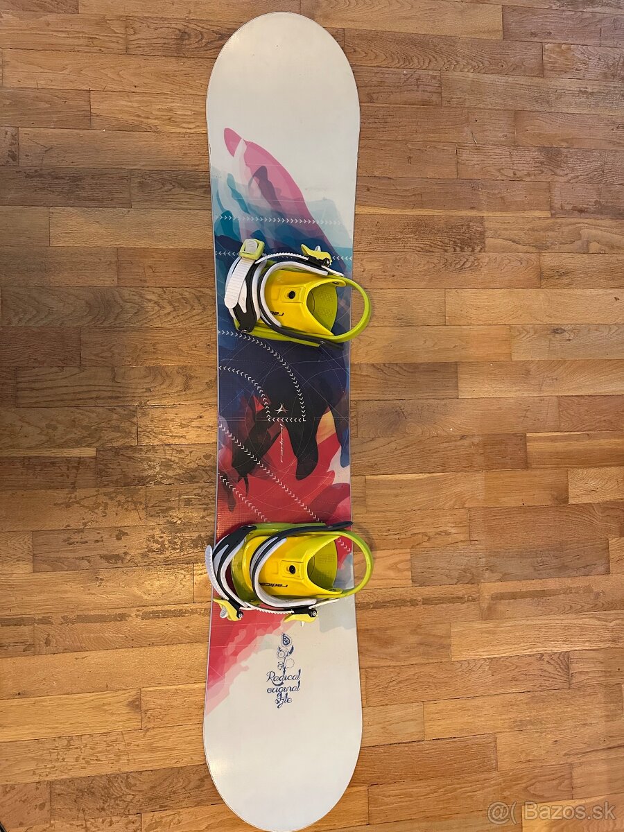 Snowboard Radical + viazanie Radical