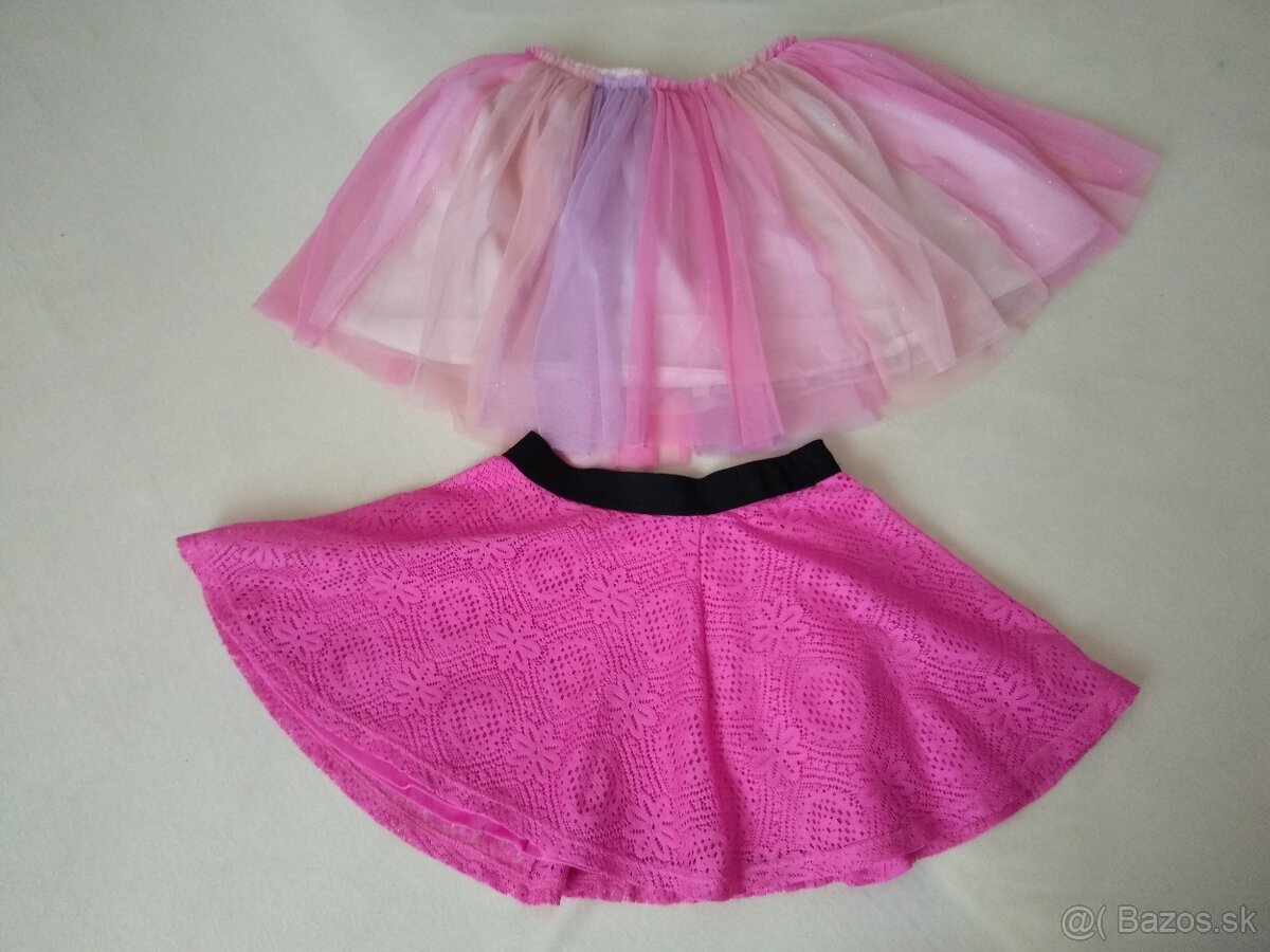 Dievčenské letné sukničky H&M veľkosť 128