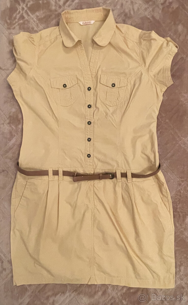 Žlté šaty camaieu