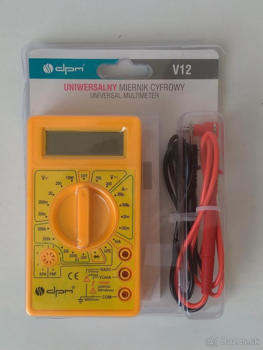 Multimeter digitálny DT830B