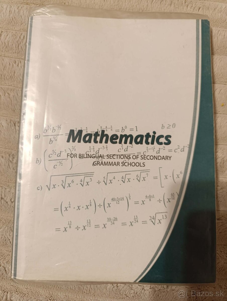 Mathematics for bilingual sections od secondary grammar